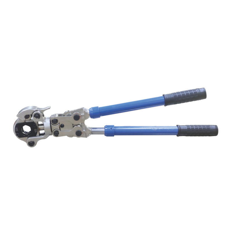 Strumento di crimpatura manuale da 3,6 kg blu con morsetto a mano girevole a 360 gradi Stampo V / H