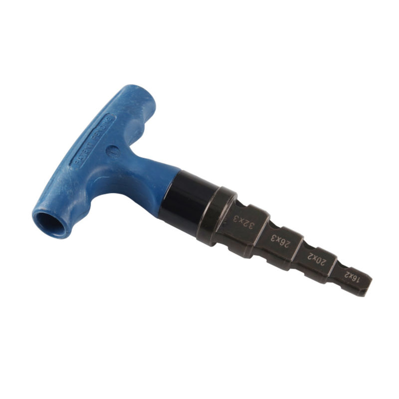 4 in 1 strumento per sbavatura di tubi in acciaio Smusso DL-1232-15 Brevetto modello di utilità