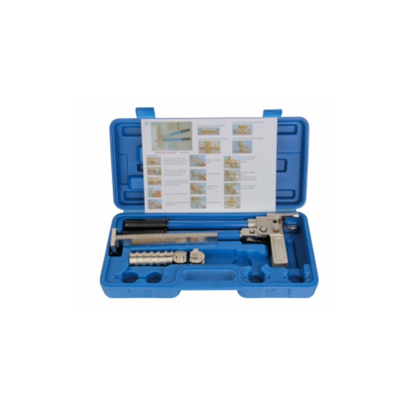 DL-1232-X Attrezzo per pressatura manuale blu per tubi 1,5 kg Strumento di collegamento a slitta per tubi serie S5