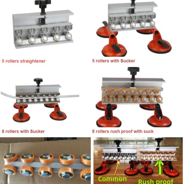 Raddrizzatore per tubi multistrato antiruggine 8 rulli DL-1232-9-D Strumento per raddrizzare tubi per tubi